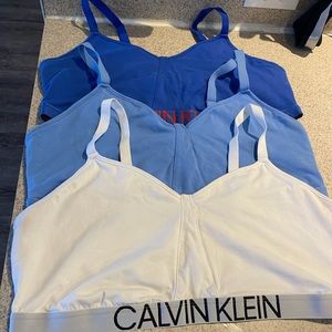 Calvin Klein bralettes